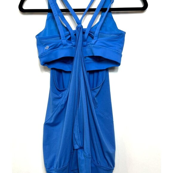 Lululemon Nouveau Limits Tank Porcelaine Blue Size 6 Yoga Cross Train Athletic - Picture 5 of 9